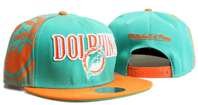 NFL Miami Dolphins M&N Snapback Hat id09